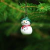 Snowman with Red Scarf and Green Hat - Decorations 