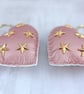 Pink Heart Studded Keyring - Image 4