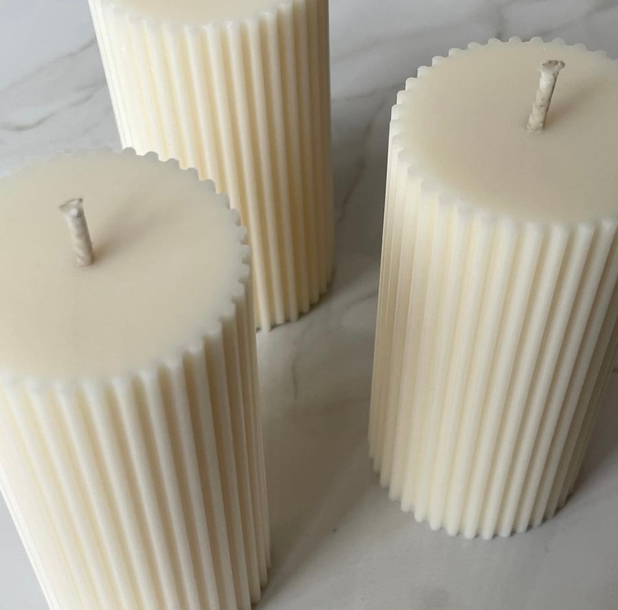 The Pretty Pisa Pillar Soya Handmade candle 