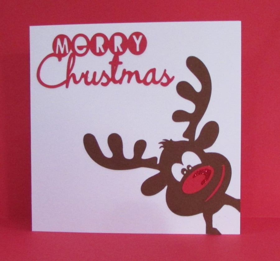 Fun Reindeer Christmas Card