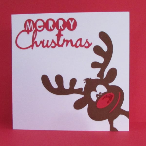 Fun Reindeer Christmas Card