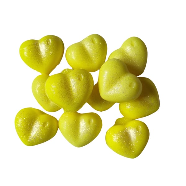 Soy Wax Melts Hearts Pack of 10 Fragrance Pear and Freesia 65g