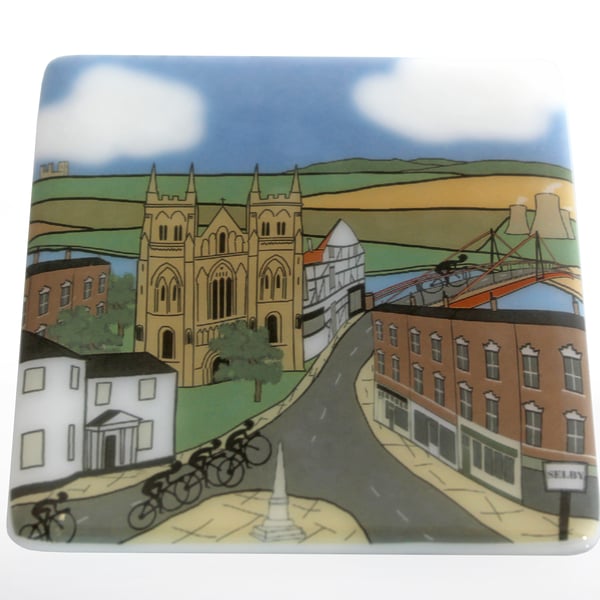 Selby cycling coaster inspired by Tour de Yorkshire