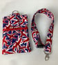 Jack phone case, Flag pouch, Detachable strap, Handmade - Image 6