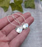 Sterling Silver Hammered Heart Long Earrings - JBJ1106 - Image 7