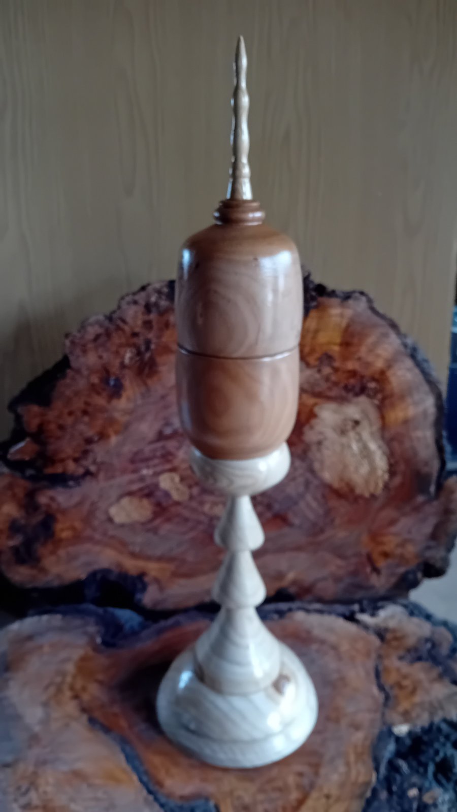 Bespoke lidded box on pedestal,  item no 77.8