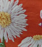 Hand embroidered flowers small picture upcycled painted frame  - Image 3