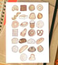 Bread Alphabet Greetings Card - Image 1