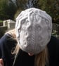 Grey Cabled Hat Knitting Kit  - Image 3