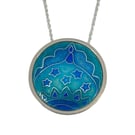 Brighton Pavilion enamel necklace 