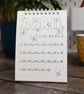 Personalised 2027 Mini Colouring Desk Calendar with Journal Prompts - Image 4