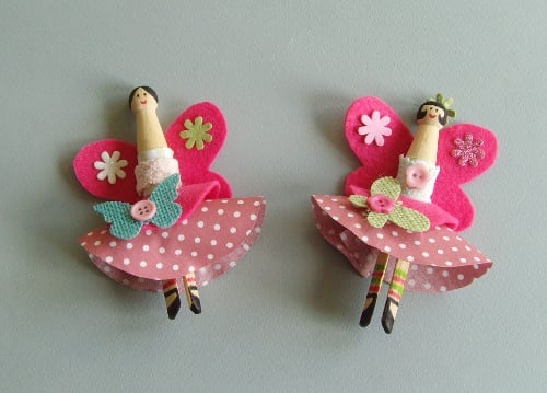 Craft kit fairy peg dolls