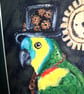 Steampunk style Amazon Parrot Original painting.   - Image 4