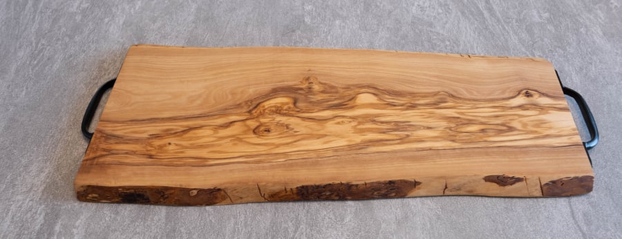 WANEY EDGE OLIVE WOOD CHARCUTERIE,SERVING BOARD 
