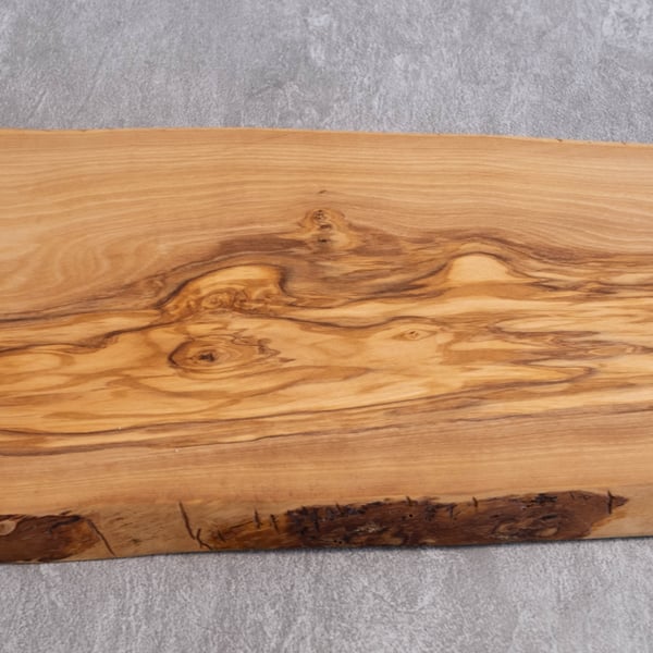 WANEY EDGE OLIVE WOOD CHARCUTERIE,SERVING BOARD 