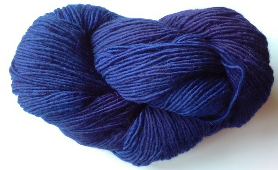 Hand-dyed 100% WOOL DK-ARAN 100g 