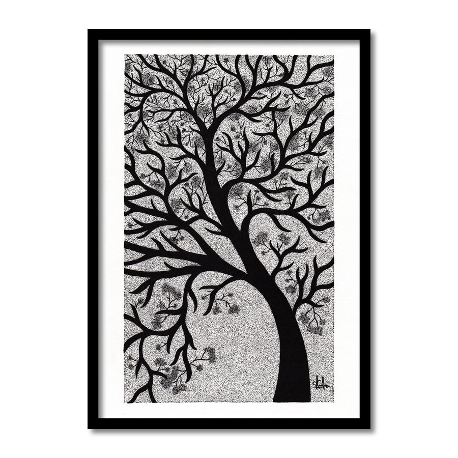Tree Of Life Original Art Pen And Ink Drawing