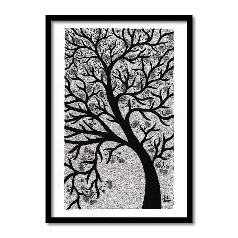 Tree Of Life Original Art Pen And Ink Drawing