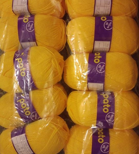 Pato Yarn - Yellow - 10x100g