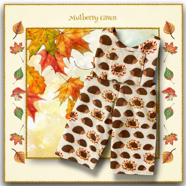 Hedgehog Dungarees