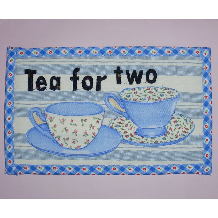 Mug Rug Tea for two