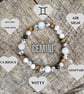 Gemini Zodiac Star Sign Gemstone Bracelet  - Image 2