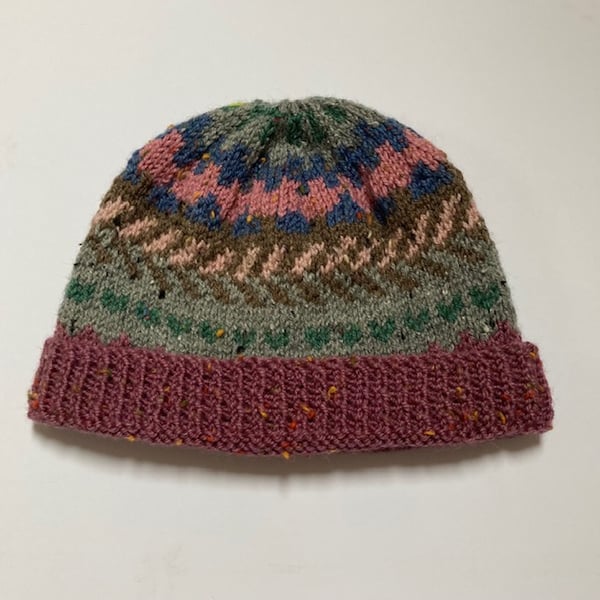 70% Acrylic 30% Wool handknitted hat