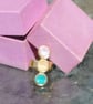 Adjustable Vertical Trio Swarovski Delite Ring - Image 2