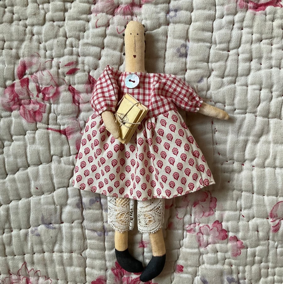 Miniature Homespun Doll