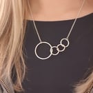 4 hoop necklace