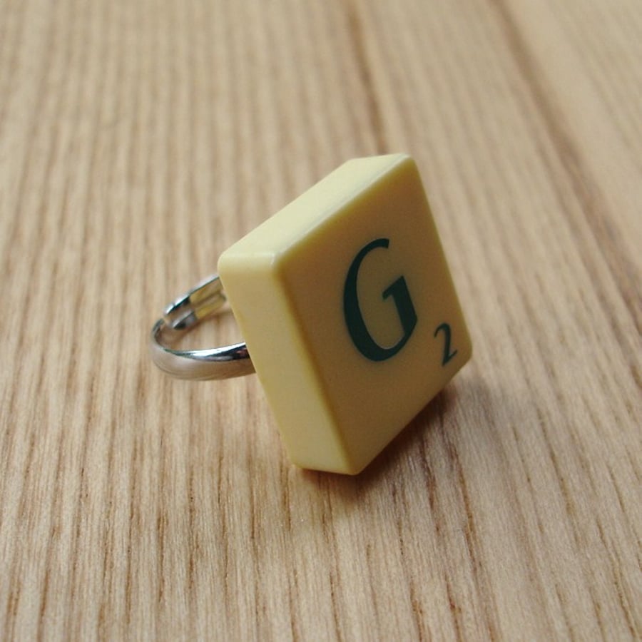Scrabble Ring - G