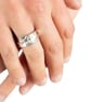 Silver Wave Spinner Ring - Image 5