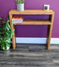 Handmade Rustic Wooden Console Table: Farmhouse Hallway Decor - Image 4