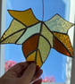 Stained Glass Maple Leaf Suncatcher - Handmade Hanging Window Decoration  - Image 2