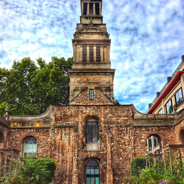 Greyfriars Church, Abandoned Building, London – Print and Framed Options Availa