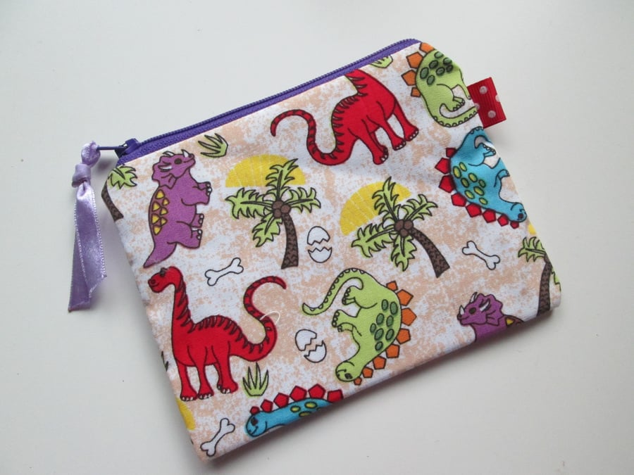 SALE Dinosaurs   Coin Purse