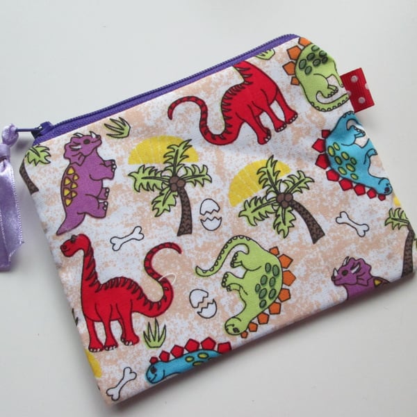 SALE Dinosaurs   Coin Purse