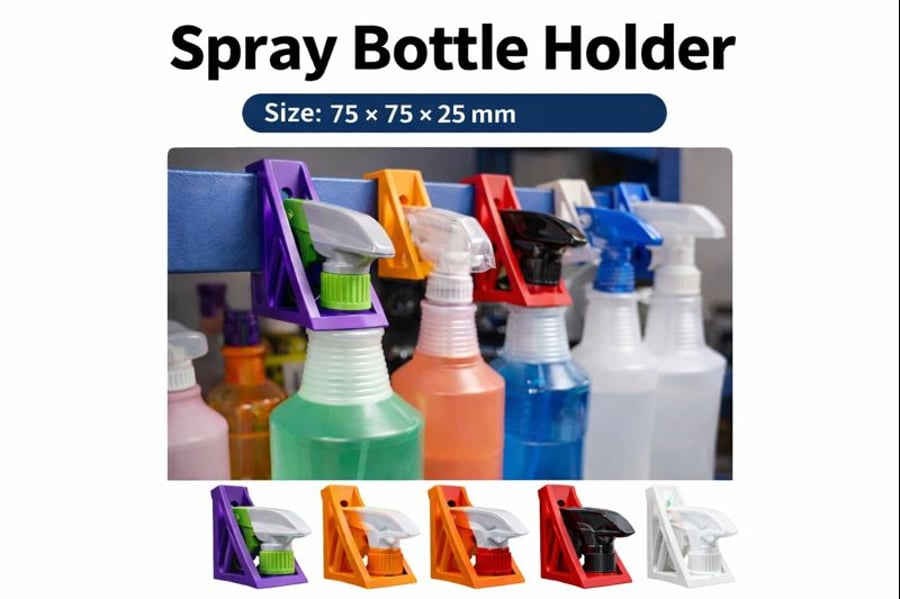 Spray Bottle Holder - 75 - 75 - 25mm