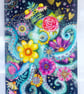Octopus and Flowers Original Art