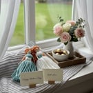 Handcrafted Guardian Angel Duo. Set of 2 Mother’s Day Gift. Valentine’s Keepsake