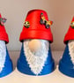 Hand painted mini gnome pots