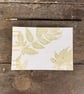 A5 Coptic Bound Handmade Sketchbook Journal - White Leaves (Cartridge Paper) - Image 5