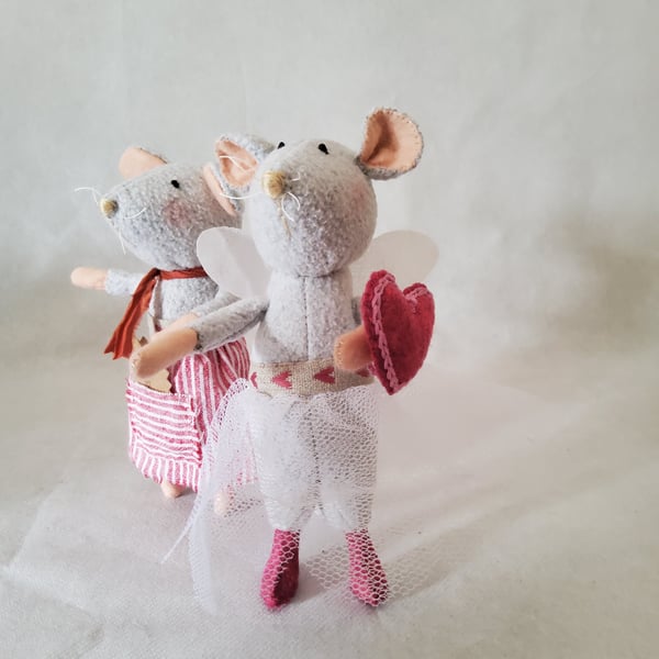 Fairy Mouse freestanding Art Doll