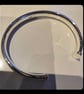 "Reflections" - Heavy Sterling Silver Cuff - 60g - Made to any size 8mm x 4mm - Image 7