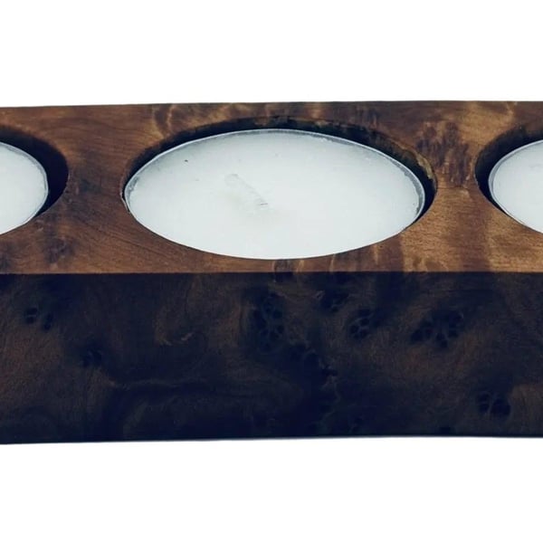 Candle Holder - Thuya Burl