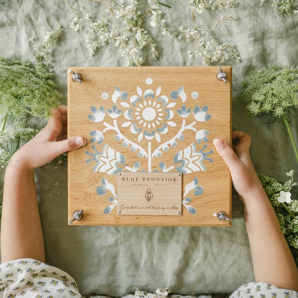 Large Flower Press - Scandi - Nature Press - Wooden Botanical Press