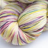 SALE: Spring in the Snow - Superwash merino bamboo laceweight yarn
