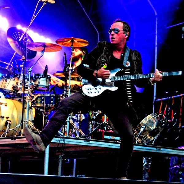 Mark King Level 42 In Concert Photograph Print