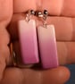 Small Rectangle Gradient Drop Earrings - Image 8