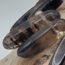 Mudd Klub. Smokey Quartz Stone Bracelet by BDS.